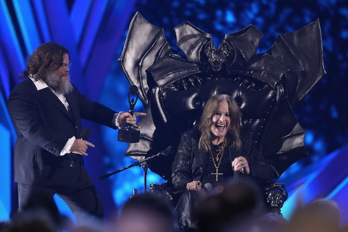 Ο Ozzy Osbourne στο Rock and Roll Hall of Fame.