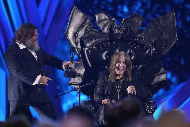 Ο Ozzy Osbourne στο Rock and Roll Hall of Fame.