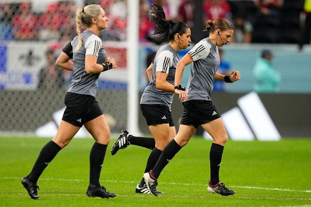 The female referee team for the World Cup