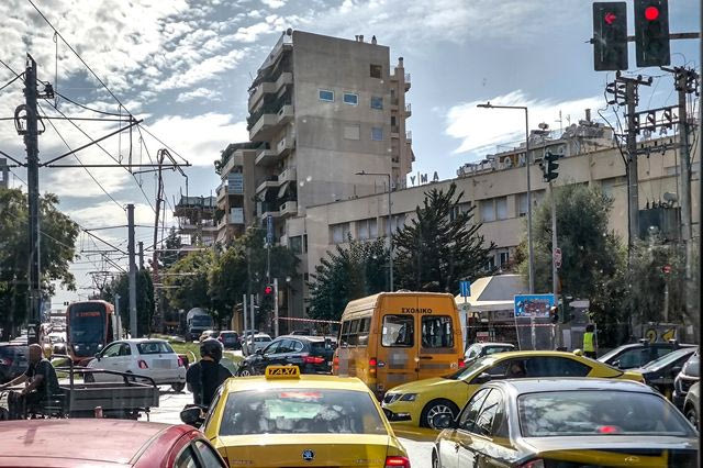 Κίνηση στο κέντρο της Αθήνας