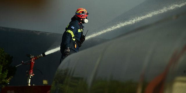 Επιχείρηση κατάσβεσης πυρκαγιάς, φωτογραφία αρχείου