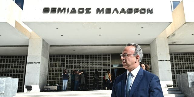 Επίσκεψη του υπουργού Υποδομών και Μεταφορών Χρήστου Σταϊκούρα στην εισαγγελέα του Αρείου Πάγου