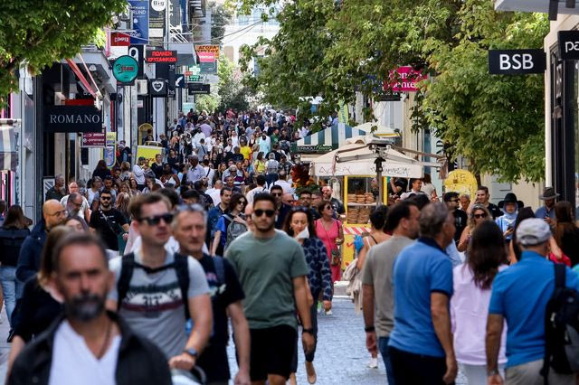 Στιγμιότυπα απο το κέντρο της Αθήνας