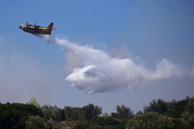 Αχαΐα: Φωτιά σε δάσος στο Κεφαλόβρυσο