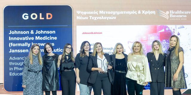 Διπλή βράβευση στα φετινά Healthcare Business Awards για την Johnson & Johnson Innovative Medicine Ελλάδος