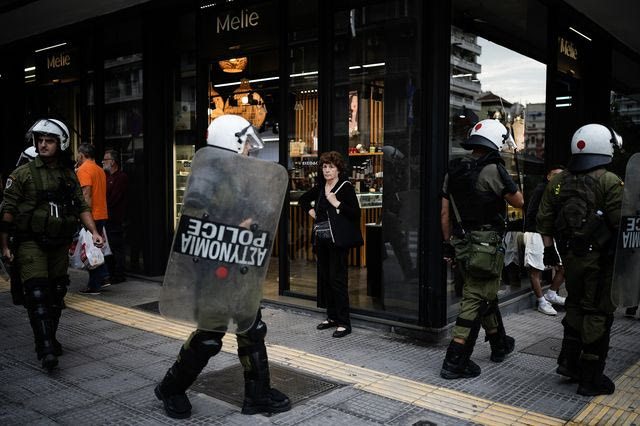 Δυνάμεις των ΜΑΤ στη Θεσσαλονίκη (αρχείου)