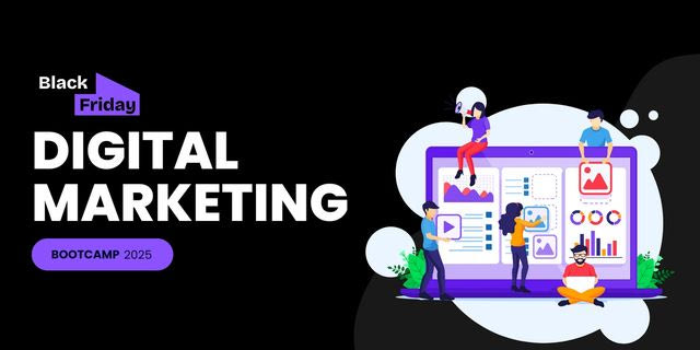 Digital Marketing Bootcamp με Έκπτωση Black Friday – Μάθε από την Κορυφαία Πλατφόρμα Εκπαίδευσης