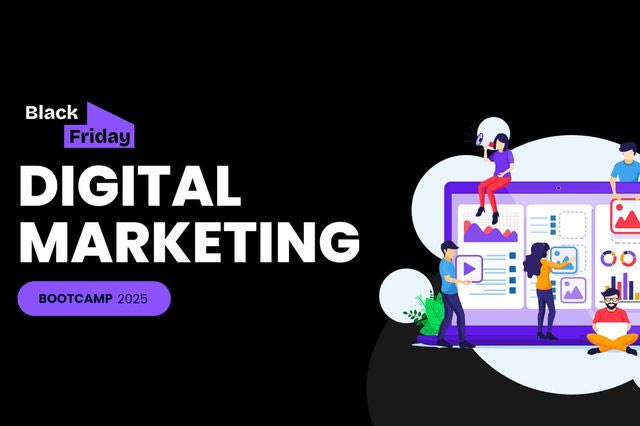 Digital Marketing Bootcamp με Έκπτωση Black Friday – Μάθε από την Κορυφαία Πλατφόρμα Εκπαίδευσης