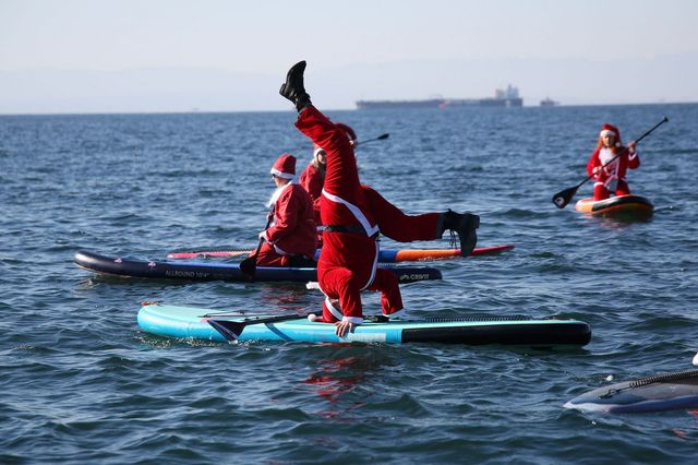 Άη Βασίληδες κάνουν sup στον Θερμαϊκό Κόλπο