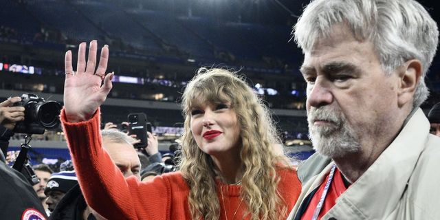 Η Taylor Swift με τον Ed Kelce