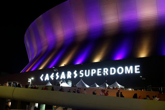 Το στάδιο Caesars Superdome που θα πραγματοποιηθεί το φετινό Super Bowl