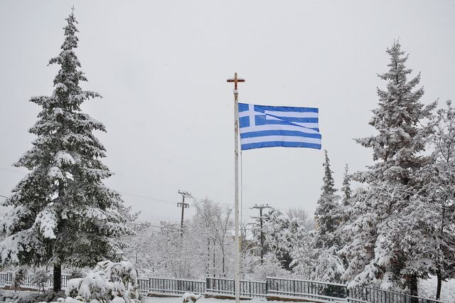 Χιόνια στη Χαλκιδική