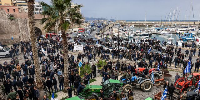 Παγκρήτιο αγροτικό συλλαλητήριο στο Ηράκλειο