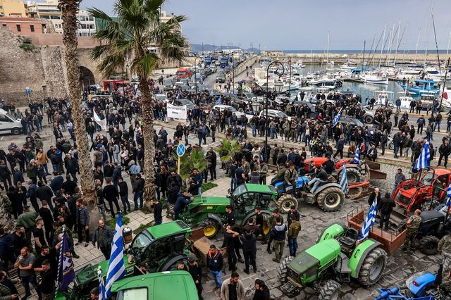 Παγκρήτιο αγροτικό συλλαλητήριο στο Ηράκλειο