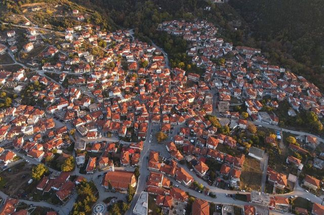 Το χωριό Μεγάλη Παναγία Χαλκιδικής