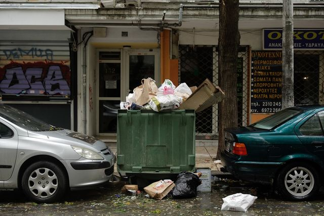 Σκουπίδια, Θεσσαλονίκη (αρχείου)