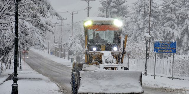 Χιόνια στη Χαλκιδική