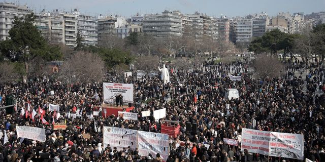 Τέμπη: Όλη η Θεσσαλονίκη στο συλλαλητήριο