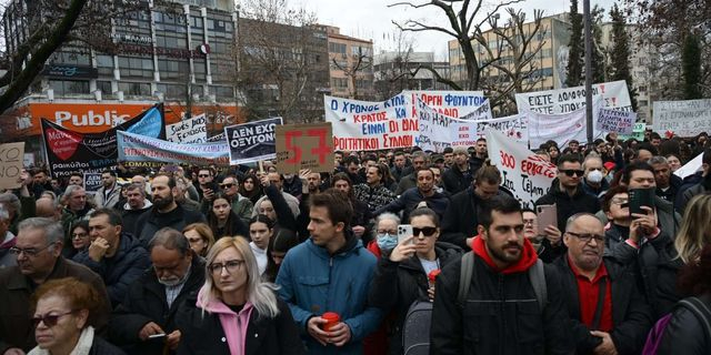 Συγκέντρωση στη Λάρισα για το δυστύχημα στα Τέμπη