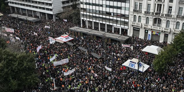 Μεγαλειώδης συγκέντρωση για τα Τέμπη