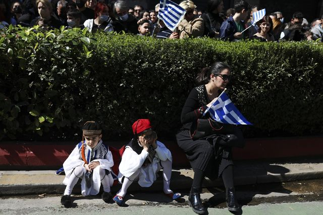 Στρατιωτική παρέλαση προς τιμήν της Εθνικής Επετείου της 25ης Μαρτίου (φωτογραφία αρχείου)