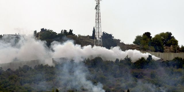 Καπνός μετά από επίθεση στον Λίβανο