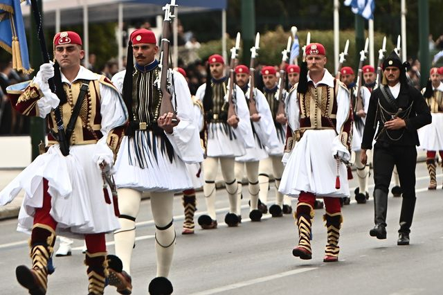 Στρατιωτική παρέλαση στην Αθήνα για την εθνική επέτειο της 25ης Μαρτίου