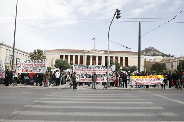 Τέμπη: Ολοκληρώθηκαν φοιτητικά συλλαλητήρια σε Αθήνα και Θεσσαλονίκη-Πανό κατά Τασούλα