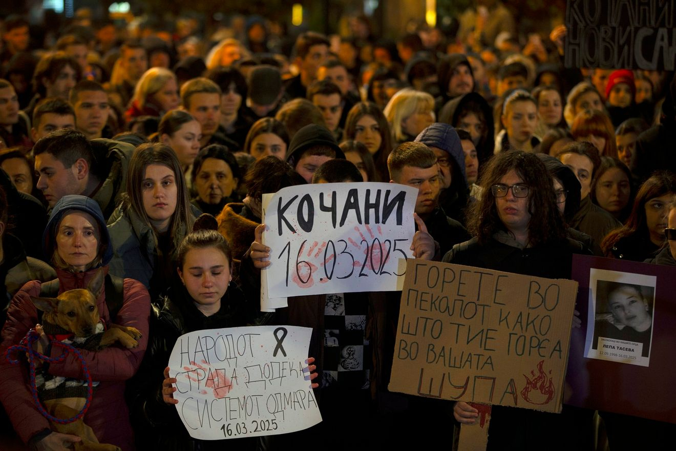 Συγκέντρωση στα Σκόπια για την πολύνεκρη τραγωδία σε nightclub της πόλης Κότσανι